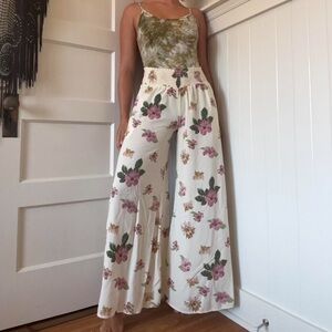 Mahina super wideleg floral pants